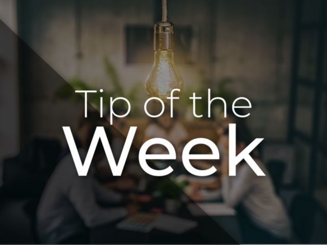 Black- Tip of the Week