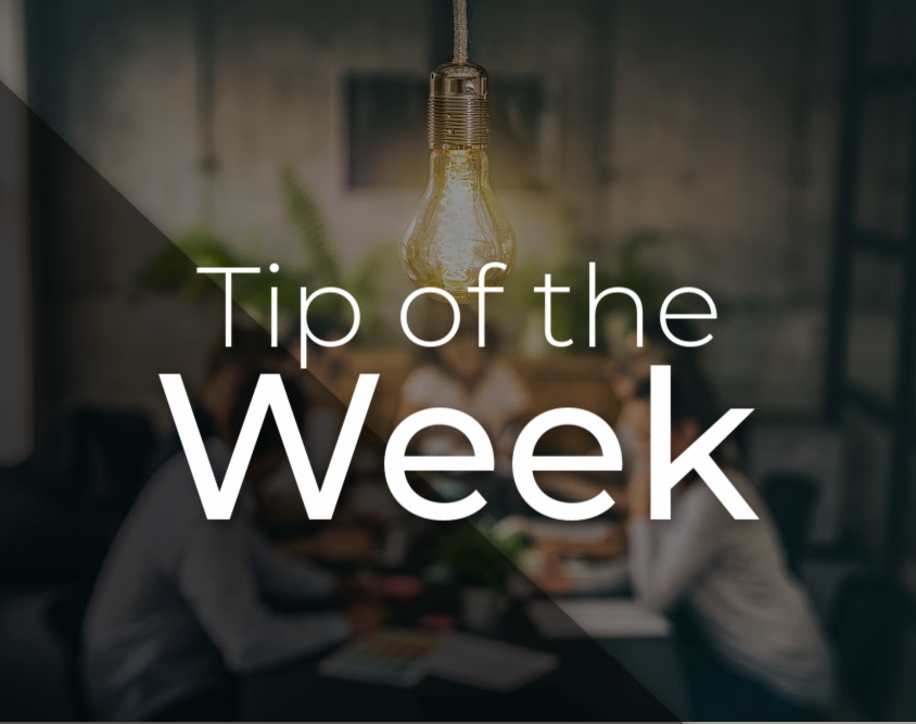 Black- Tip of the Week