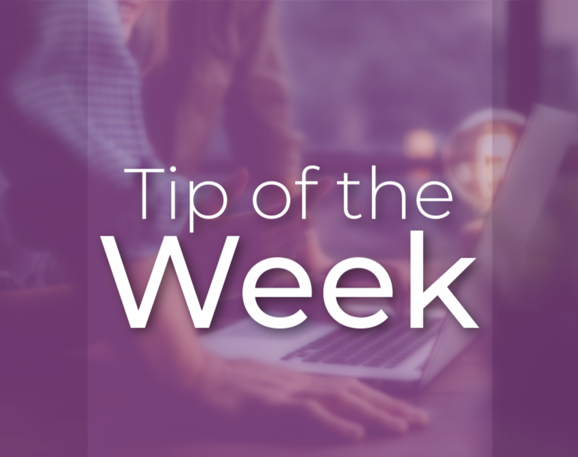 Purple- Tip of the Week