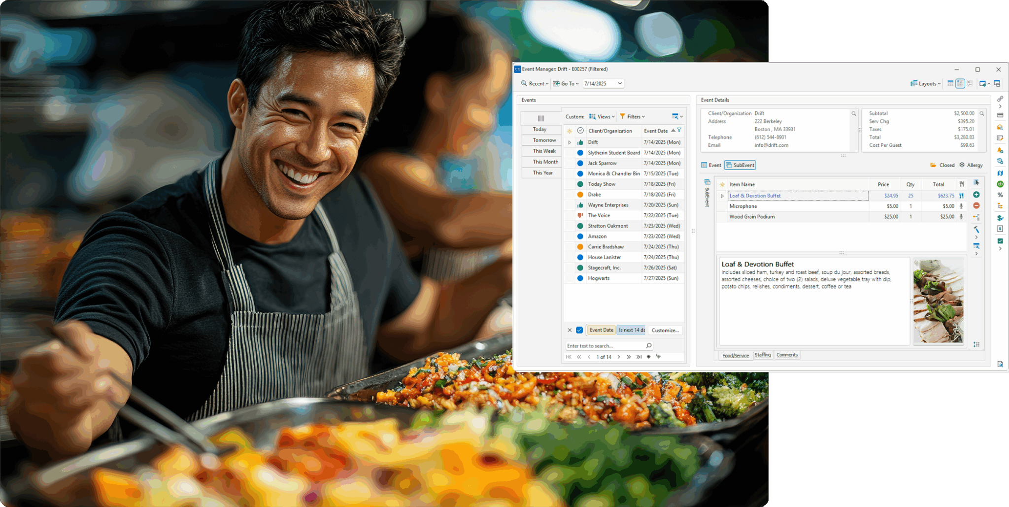 Caterease | Advanced Catering & Event Management Software Stay Connected CE HP 2